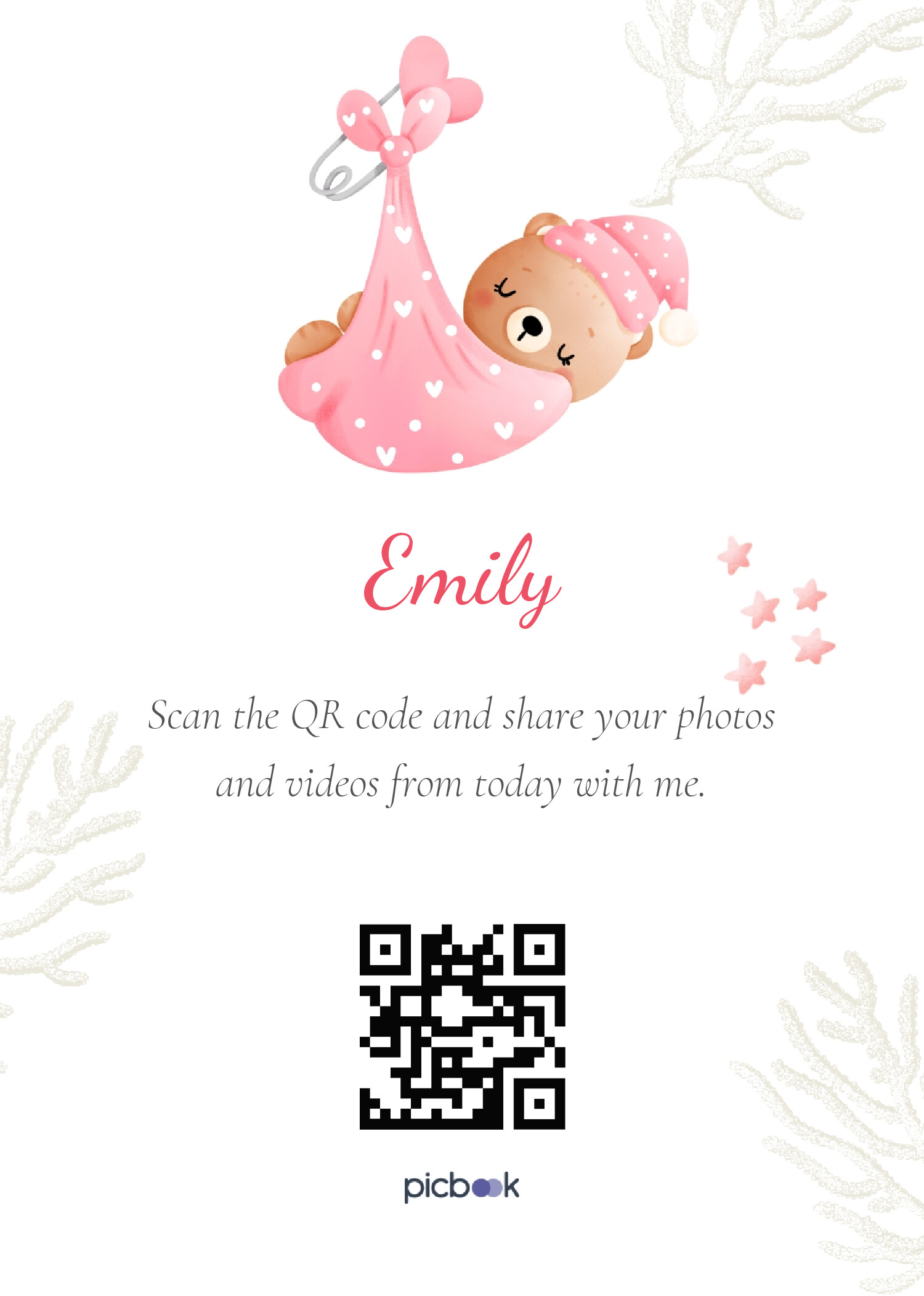QR Code Frame 5x7