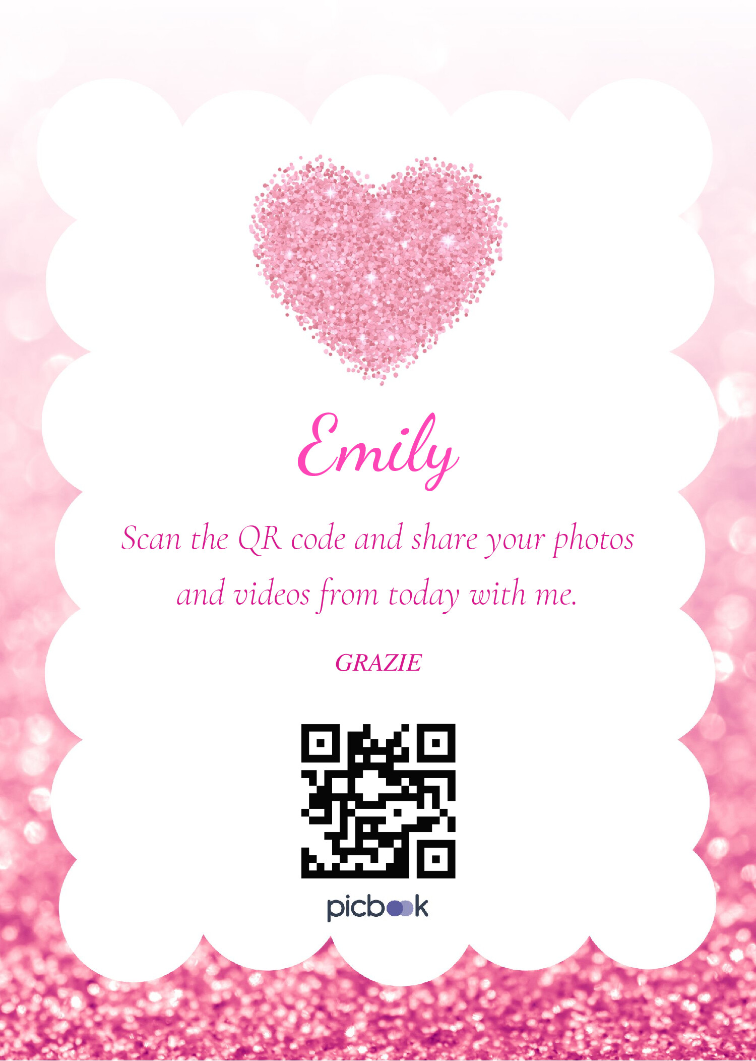 QR Code Frame 5x7