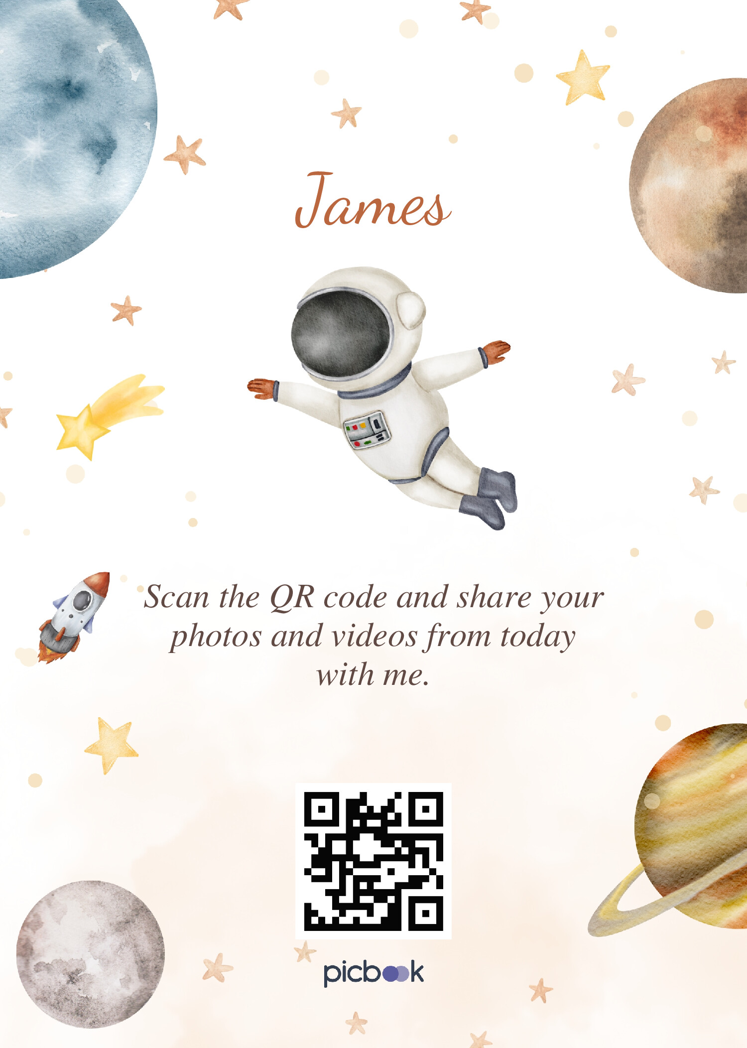 QR Code Frame 5x7