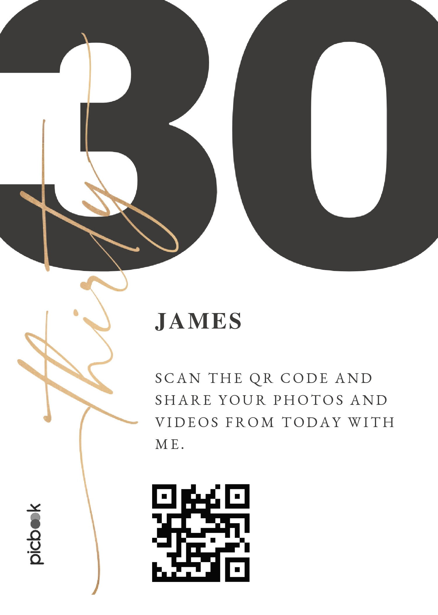 QR Code Frame 5x7