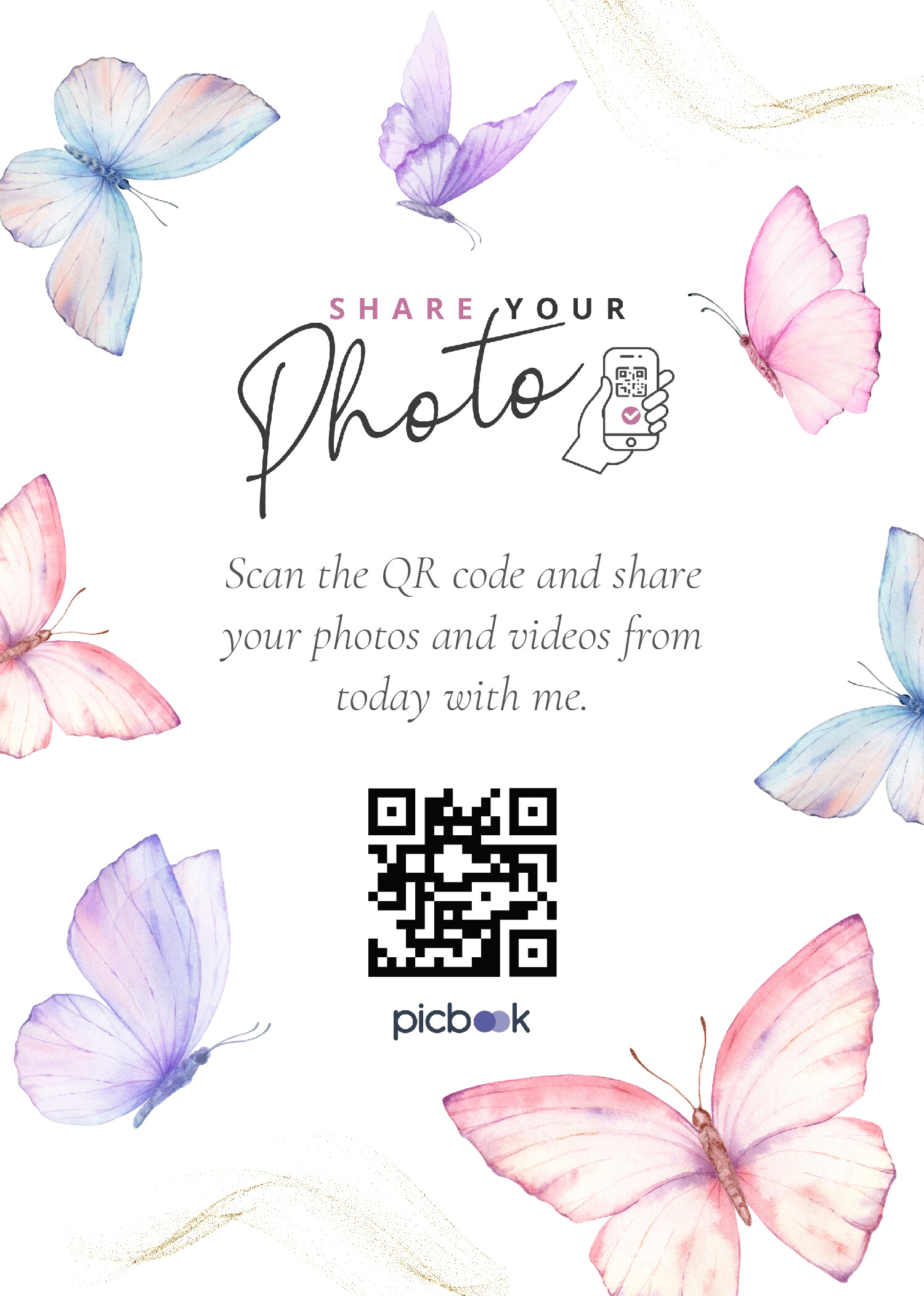 QR Code Frame 5x7