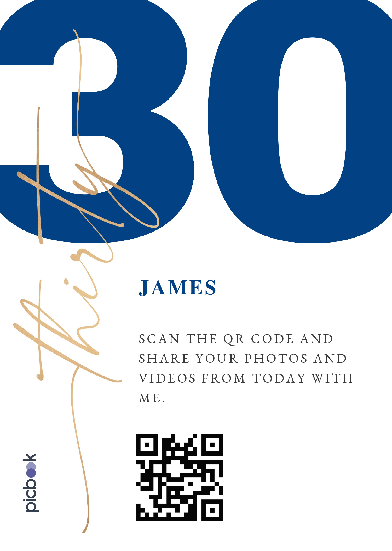 QR Code Frame 5x7