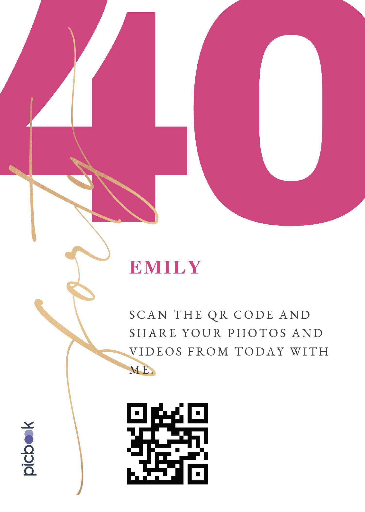 QR Code Frame 5x7