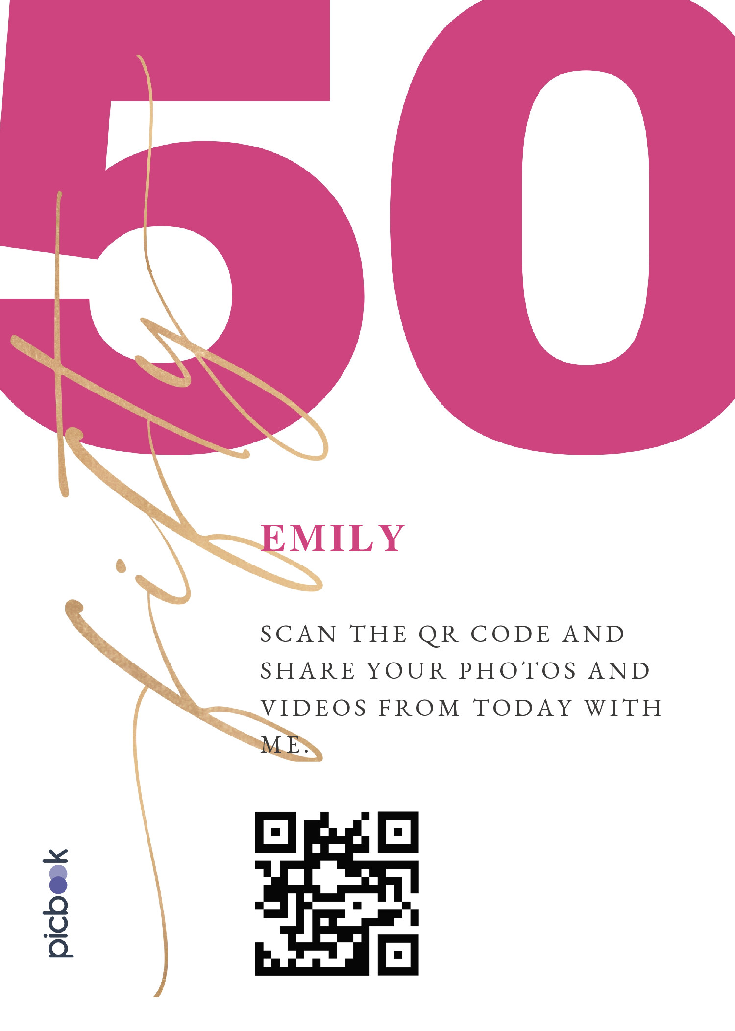 QR Code Frame 5x7
