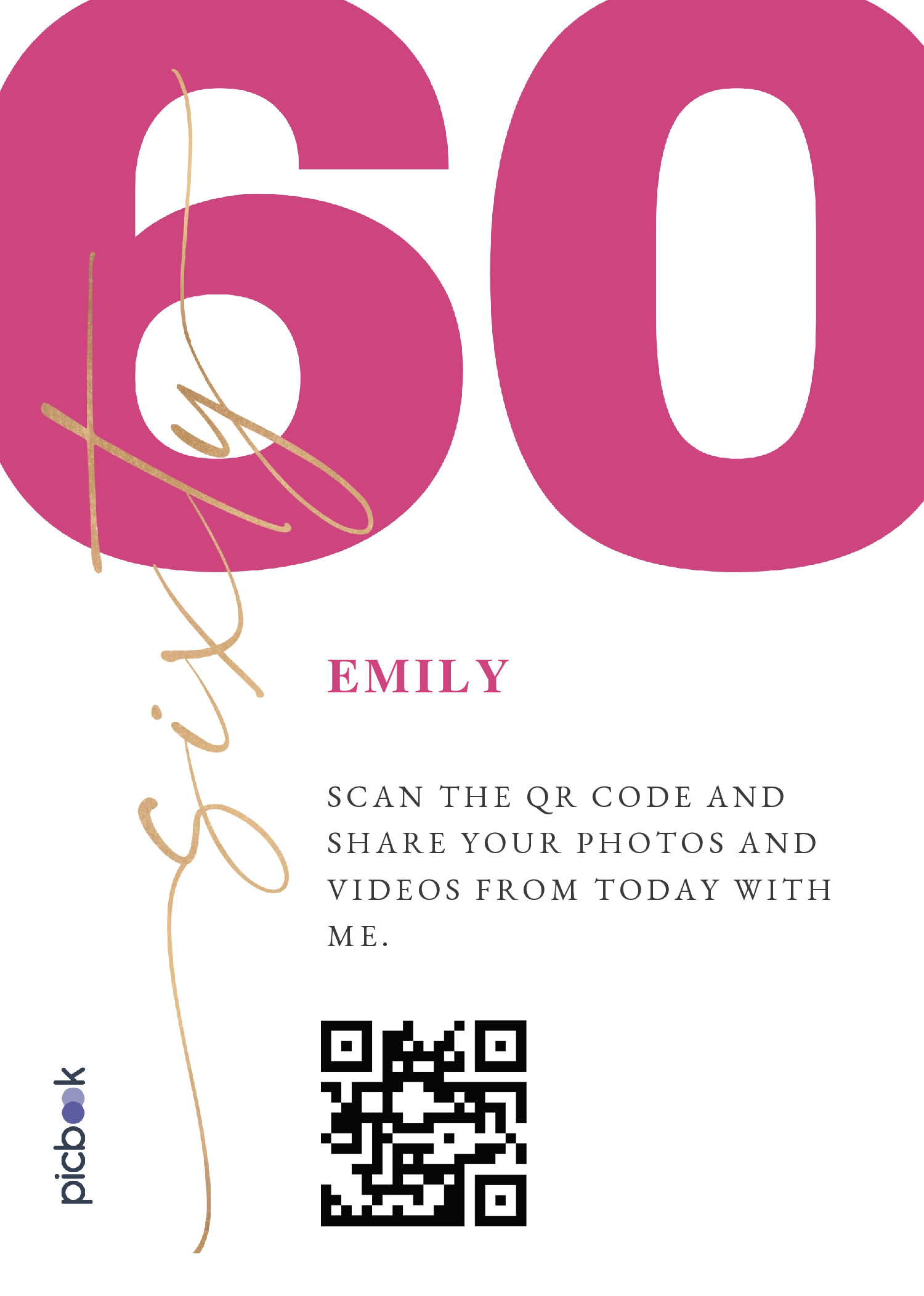 QR Code Frame 5x7