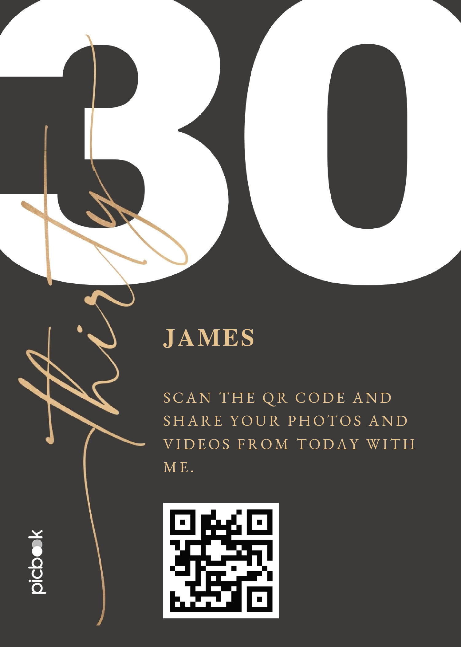 QR Code Frame 5x7