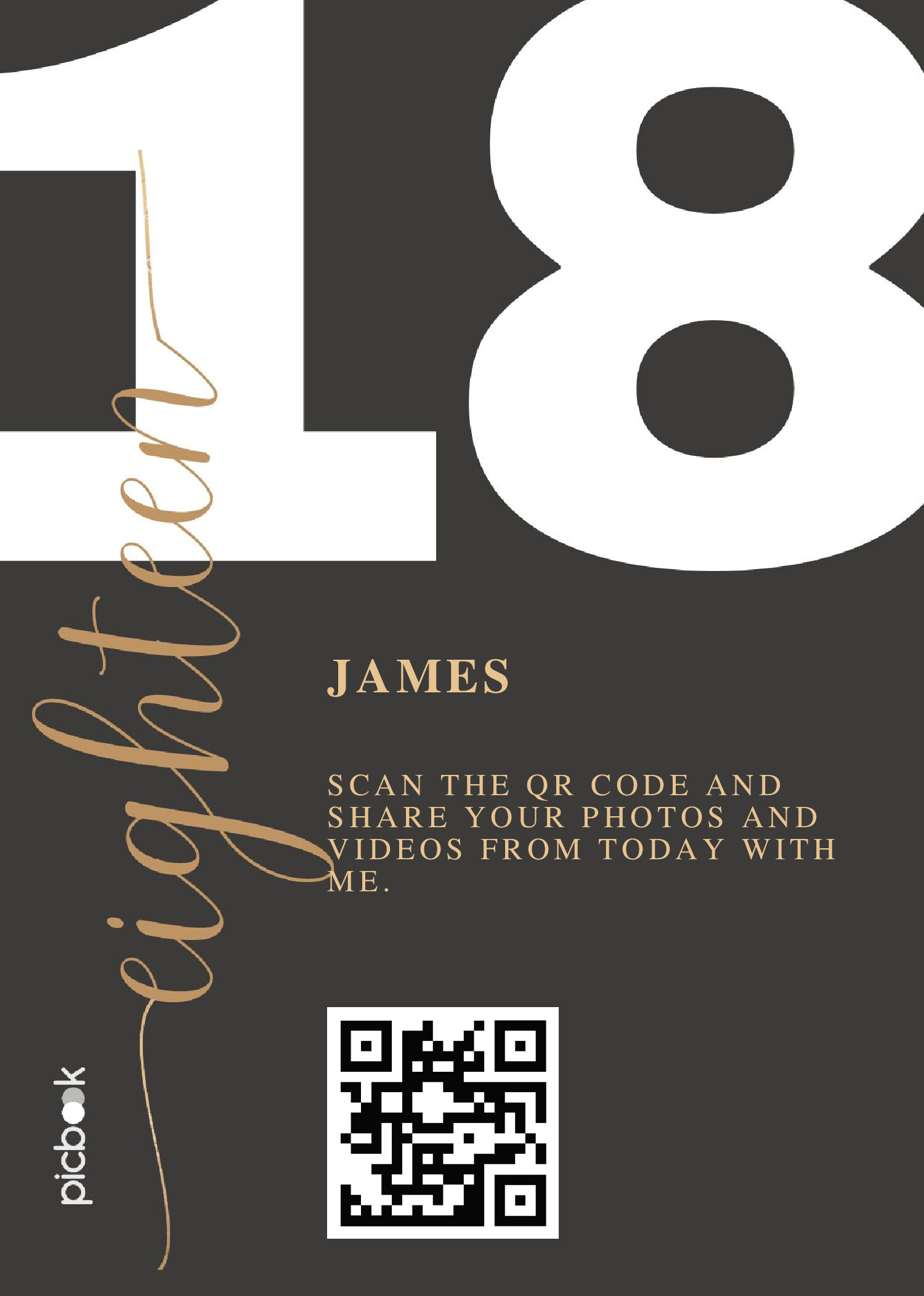 QR Code Frame 5x7