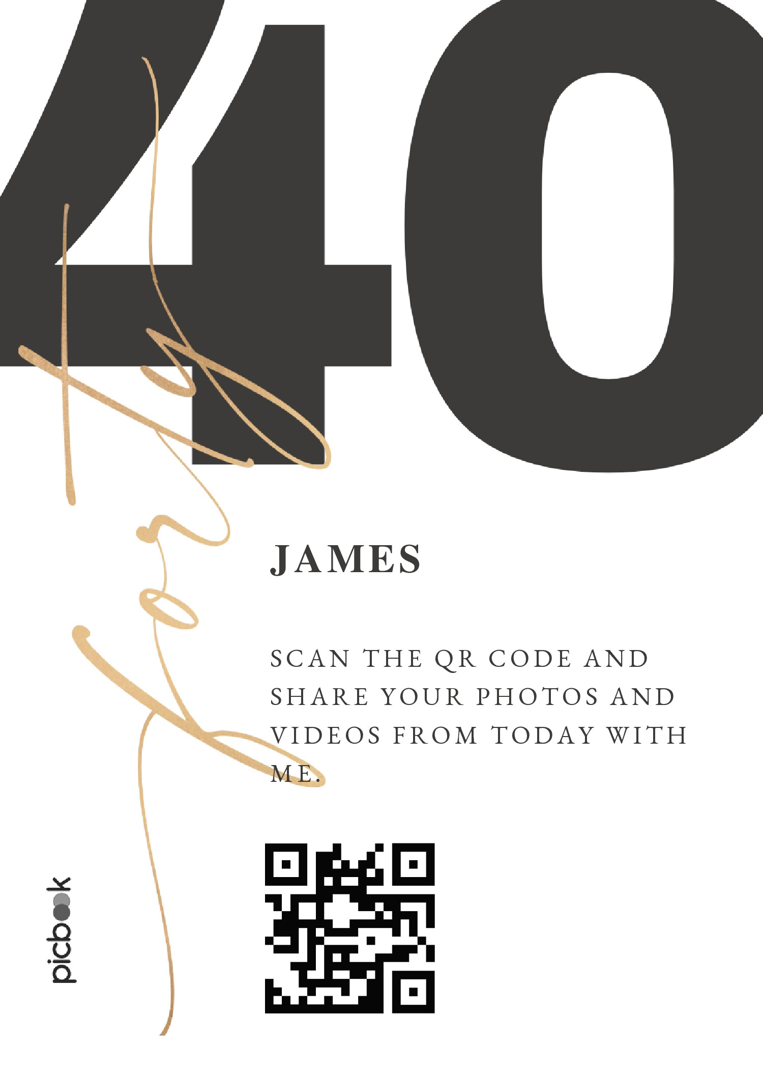 QR Code Frame 5x7