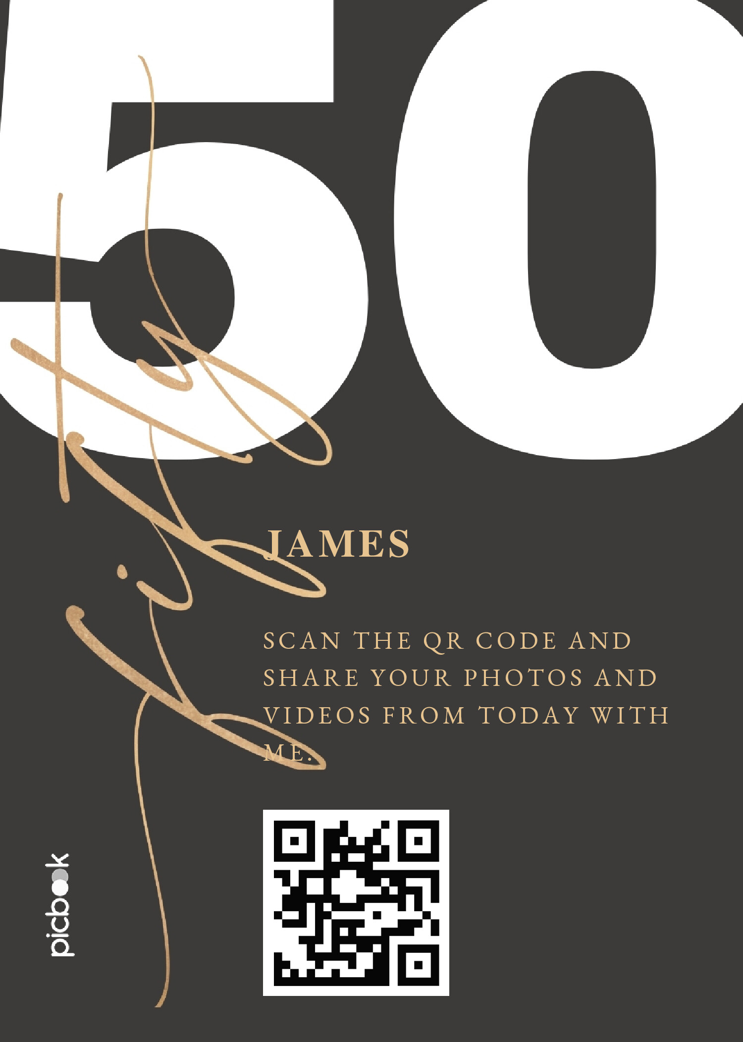 QR Code Frame 5x7