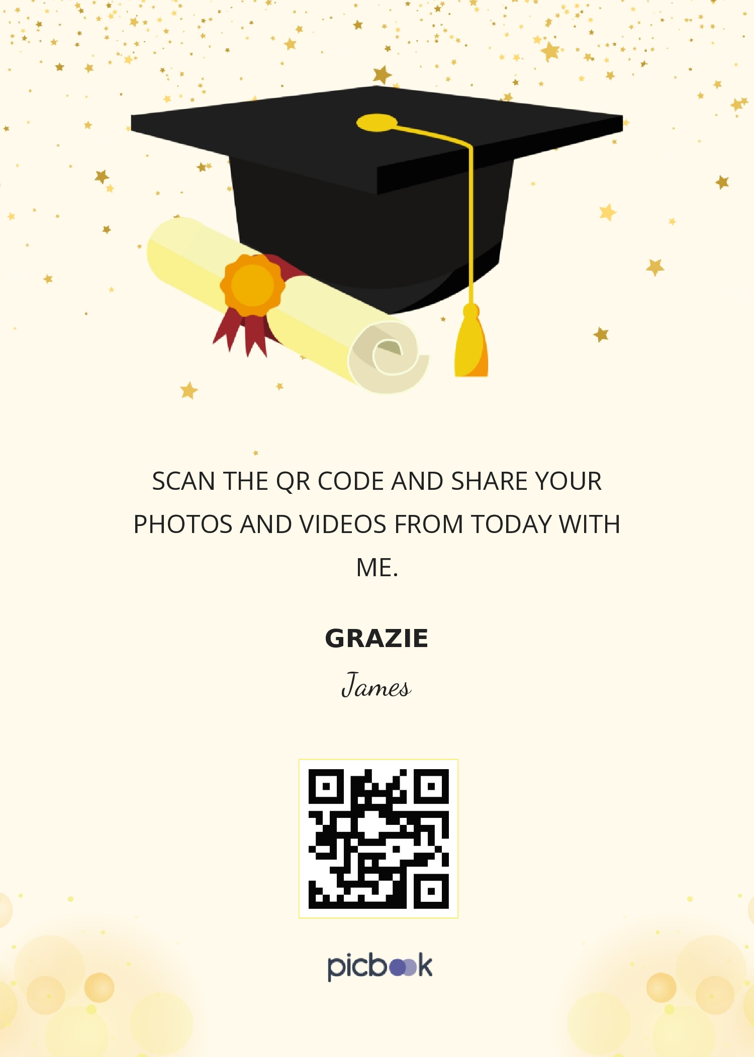 QR Code Frame 5x7